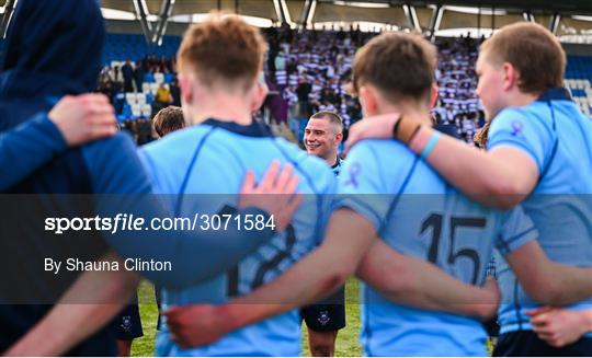 St Michael's College v Clongowes Wood College - Bank of Ireland Leinster Rugby Boys Schools Junior Cup Semi-Final St Michael's College v Clongowes Wood College - Bank of Ireland Leinster Rugby Boys Schools Junior Cup Semi-Final