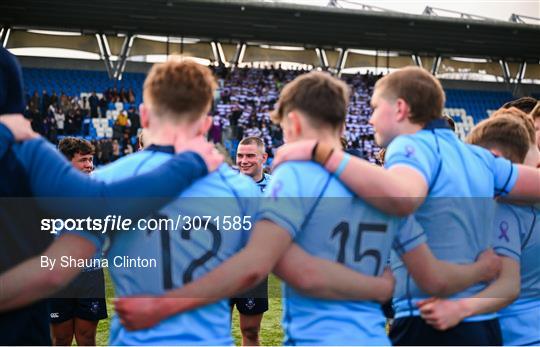 St Michael's College v Clongowes Wood College - Bank of Ireland Leinster Rugby Boys Schools Junior Cup Semi-Final St Michael's College v Clongowes Wood College - Bank of Ireland Leinster Rugby Boys Schools Junior Cup Semi-Final