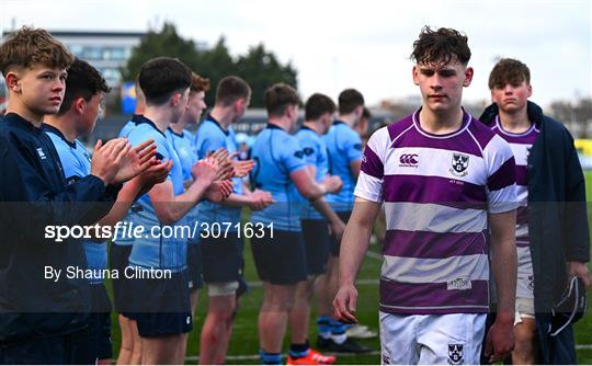 St Michael's College v Clongowes Wood College - Bank of Ireland Leinster Rugby Boys Schools Junior Cup Semi-Final St Michael's College v Clongowes Wood College - Bank of Ireland Leinster Rugby Boys Schools Junior Cup Semi-Final