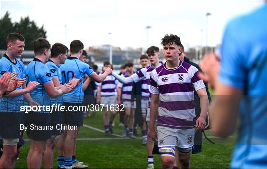 St Michael's College v Clongowes Wood College - Bank of Ireland Leinster Rugby Boys Schools Junior Cup Semi-Final St Michael's College v Clongowes Wood College - Bank of Ireland Leinster Rugby Boys Schools Junior Cup Semi-Final
