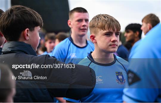 St Michael's College v Clongowes Wood College - Bank of Ireland Leinster Rugby Boys Schools Junior Cup Semi-Final St Michael's College v Clongowes Wood College - Bank of Ireland Leinster Rugby Boys Schools Junior Cup Semi-Final