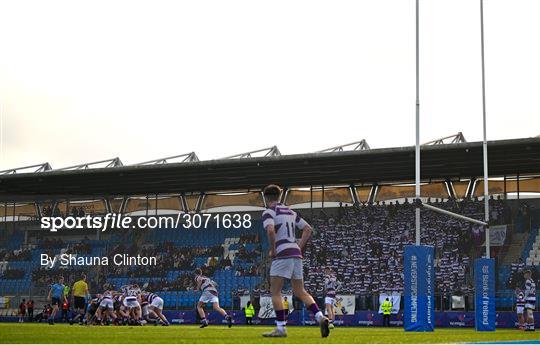 St Michael's College v Clongowes Wood College - Bank of Ireland Leinster Rugby Boys Schools Junior Cup Semi-Final St Michael's College v Clongowes Wood College - Bank of Ireland Leinster Rugby Boys Schools Junior Cup Semi-Final