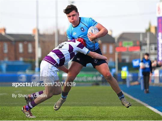 St Michael's College v Clongowes Wood College - Bank of Ireland Leinster Rugby Boys Schools Junior Cup Semi-Final St Michael's College v Clongowes Wood College - Bank of Ireland Leinster Rugby Boys Schools Junior Cup Semi-Final