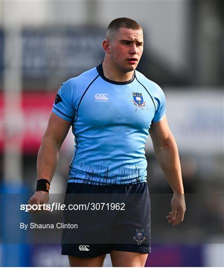 St Michael's College v Clongowes Wood College - Bank of Ireland Leinster Rugby Boys Schools Junior Cup Semi-Final St Michael's College v Clongowes Wood College - Bank of Ireland Leinster Rugby Boys Schools Junior Cup Semi-Final
