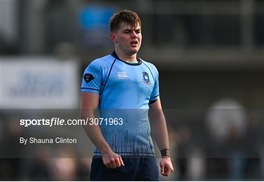 St Michael's College v Clongowes Wood College - Bank of Ireland Leinster Rugby Boys Schools Junior Cup Semi-Final St Michael's College v Clongowes Wood College - Bank of Ireland Leinster Rugby Boys Schools Junior Cup Semi-Final