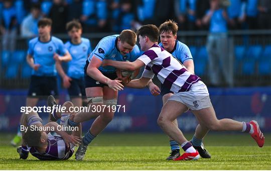 St Michael's College v Clongowes Wood College - Bank of Ireland Leinster Rugby Boys Schools Junior Cup Semi-Final St Michael's College v Clongowes Wood College - Bank of Ireland Leinster Rugby Boys Schools Junior Cup Semi-Final