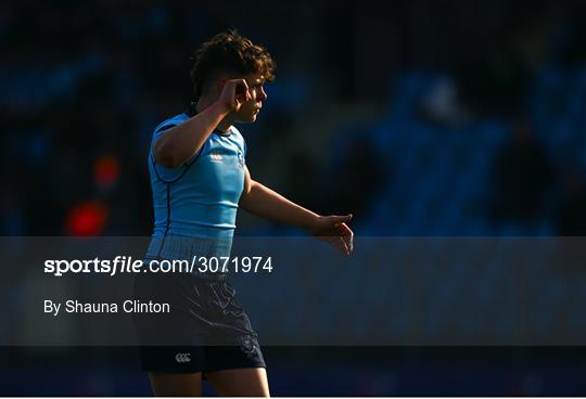 St Michael's College v Clongowes Wood College - Bank of Ireland Leinster Rugby Boys Schools Junior Cup Semi-Final St Michael's College v Clongowes Wood College - Bank of Ireland Leinster Rugby Boys Schools Junior Cup Semi-Final