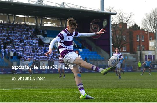 St Michael's College v Clongowes Wood College - Bank of Ireland Leinster Rugby Boys Schools Junior Cup Semi-Final St Michael's College v Clongowes Wood College - Bank of Ireland Leinster Rugby Boys Schools Junior Cup Semi-Final