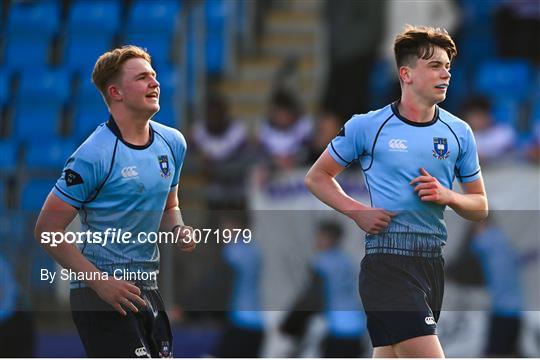 St Michael's College v Clongowes Wood College - Bank of Ireland Leinster Rugby Boys Schools Junior Cup Semi-Final St Michael's College v Clongowes Wood College - Bank of Ireland Leinster Rugby Boys Schools Junior Cup Semi-Final