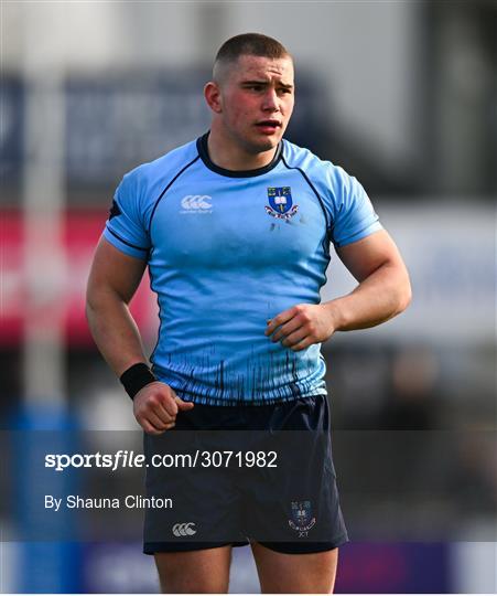 St Michael's College v Clongowes Wood College - Bank of Ireland Leinster Rugby Boys Schools Junior Cup Semi-Final St Michael's College v Clongowes Wood College - Bank of Ireland Leinster Rugby Boys Schools Junior Cup Semi-Final