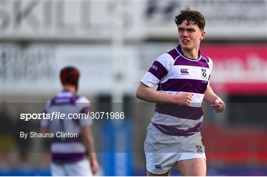 St Michael's College v Clongowes Wood College - Bank of Ireland Leinster Rugby Boys Schools Junior Cup Semi-Final St Michael's College v Clongowes Wood College - Bank of Ireland Leinster Rugby Boys Schools Junior Cup Semi-Final
