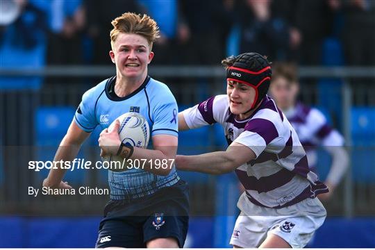 St Michael's College v Clongowes Wood College - Bank of Ireland Leinster Rugby Boys Schools Junior Cup Semi-Final St Michael's College v Clongowes Wood College - Bank of Ireland Leinster Rugby Boys Schools Junior Cup Semi-Final