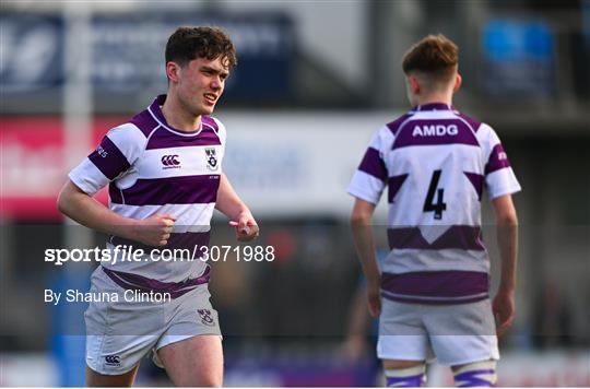 St Michael's College v Clongowes Wood College - Bank of Ireland Leinster Rugby Boys Schools Junior Cup Semi-Final St Michael's College v Clongowes Wood College - Bank of Ireland Leinster Rugby Boys Schools Junior Cup Semi-Final