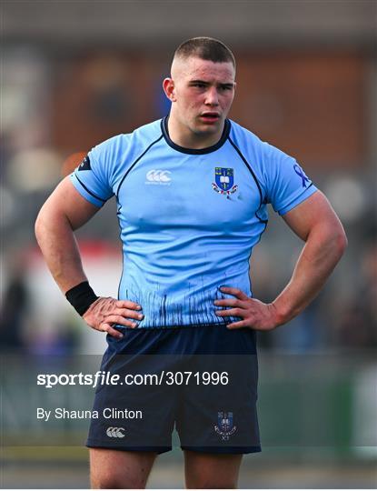 St Michael's College v Clongowes Wood College - Bank of Ireland Leinster Rugby Boys Schools Junior Cup Semi-Final St Michael's College v Clongowes Wood College - Bank of Ireland Leinster Rugby Boys Schools Junior Cup Semi-Final