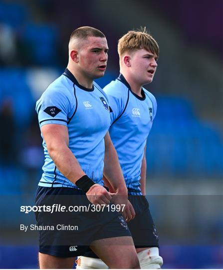 St Michael's College v Clongowes Wood College - Bank of Ireland Leinster Rugby Boys Schools Junior Cup Semi-Final St Michael's College v Clongowes Wood College - Bank of Ireland Leinster Rugby Boys Schools Junior Cup Semi-Final
