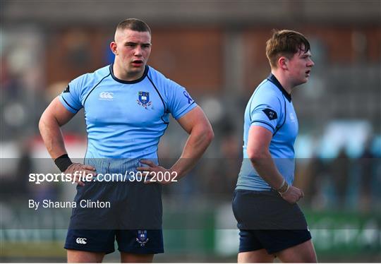 St Michael's College v Clongowes Wood College - Bank of Ireland Leinster Rugby Boys Schools Junior Cup Semi-Final St Michael's College v Clongowes Wood College - Bank of Ireland Leinster Rugby Boys Schools Junior Cup Semi-Final