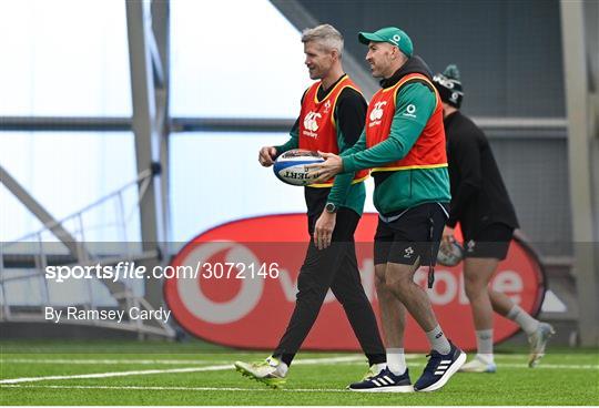 Ireland Rugby Squad Training and Media Conference Ireland Rugby Squad Training and Media Conference