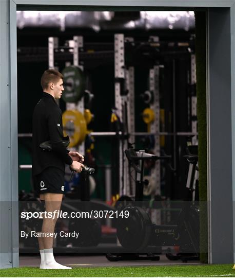 Ireland Rugby Squad Training and Media Conference