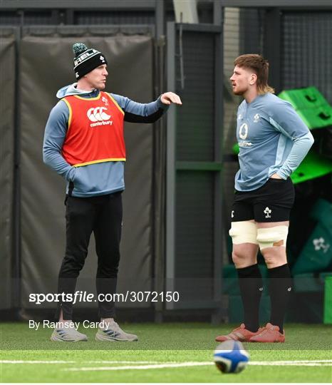 Ireland Rugby Squad Training and Media Conference Ireland Rugby Squad Training and Media Conference