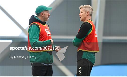Ireland Rugby Squad Training and Media Conference Ireland Rugby Squad Training and Media Conference