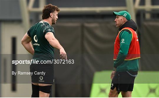 Ireland Rugby Squad Training and Media Conference Ireland Rugby Squad Training and Media Conference