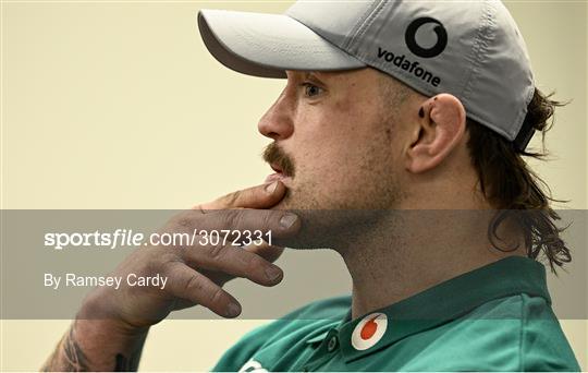 Ireland Rugby Squad Training and Media Conference