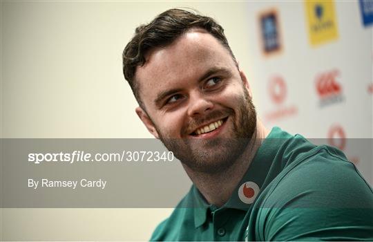 Ireland Rugby Squad Training and Media Conference Ireland Rugby Squad Training and Media Conference