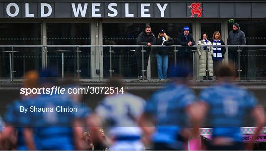 Blackrock College v St Vincent's Castleknock College - Bank of Ireland Leinster Rugby Boys Schools Junior Cup Semi-Final Blackrock College v St Vincent's Castleknock College - Bank of Ireland Leinster Rugby Boys Schools Junior Cup Semi-Final