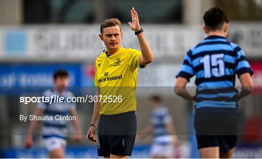 Blackrock College v St Vincent's Castleknock College - Bank of Ireland Leinster Rugby Boys Schools Junior Cup Semi-Final Blackrock College v St Vincent's Castleknock College - Bank of Ireland Leinster Rugby Boys Schools Junior Cup Semi-Final