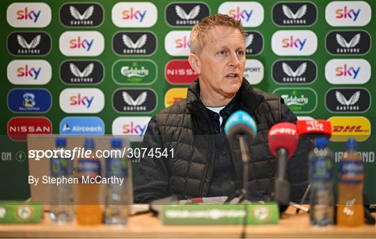 Republic of Ireland Squad Announcement Republic of Ireland Squad Announcement