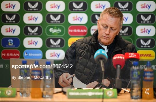 Republic of Ireland Squad Announcement Republic of Ireland Squad Announcement