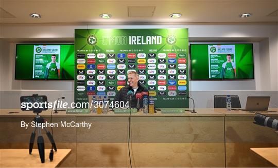 Republic of Ireland Squad Announcement Republic of Ireland Squad Announcement