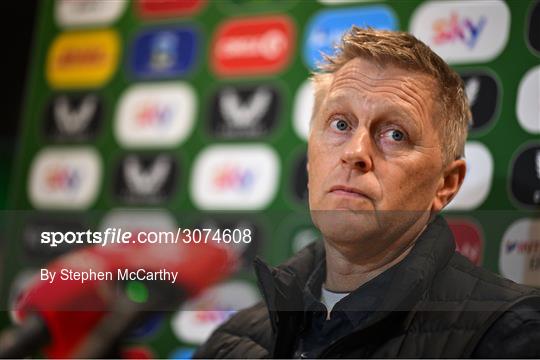 Republic of Ireland Squad Announcement Republic of Ireland Squad Announcement