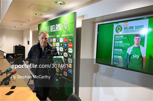 Republic of Ireland Squad Announcement Republic of Ireland Squad Announcement