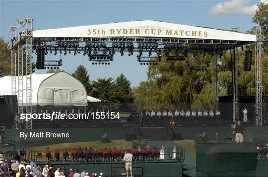 35th Ryder Cup practice Thursdsay