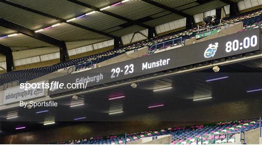 Edinburgh v Munster - Pool 6 Round 1 - Heineken Cup 2013/14