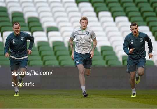 Republic of Ireland Squad Training - Monday 14th October