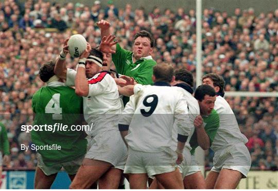 Ireland v England - Five Nations Rugby Championship 1993