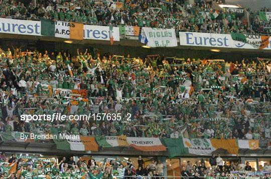 Republic of Ireland fans Saturday