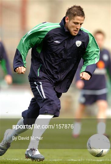 Rep of Ireland Soccer Training Tuesday