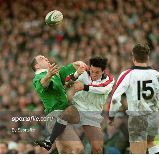 Ireland v England - Five Nations Rugby Championship 1995