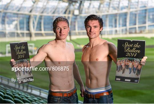 Launch of ‘Spot The Ballers 2014’ Calendar in support of Gary O’Neill by the PFAI in association with Ford