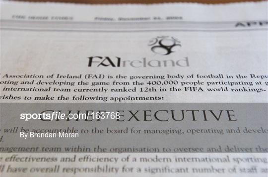 FAI Advertise for new Chief Executive
