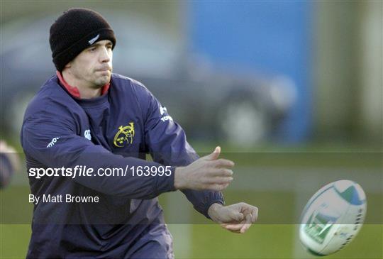 Munster Rugby Training Tuesday