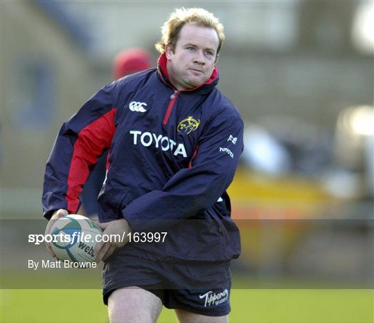 Munster Rugby Training Tuesday