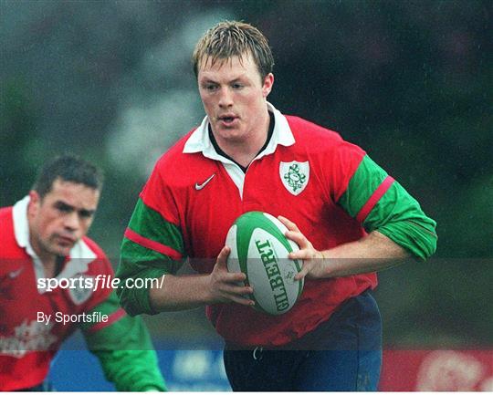 Ireland Rugby Squad Training - 17th November 1998