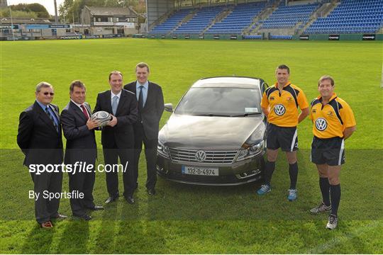 Leinster Rugby Referees Announce Volkswagen Sponsorship