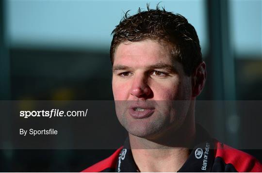Ulster Rugby Squad Press Conference - Tuesday 3rd December