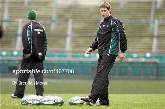 Ireland Kicking Practice Saturday