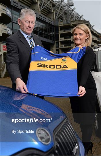ŠKODA Ireland Unveils the new Tipperary GAA Strip for 2014